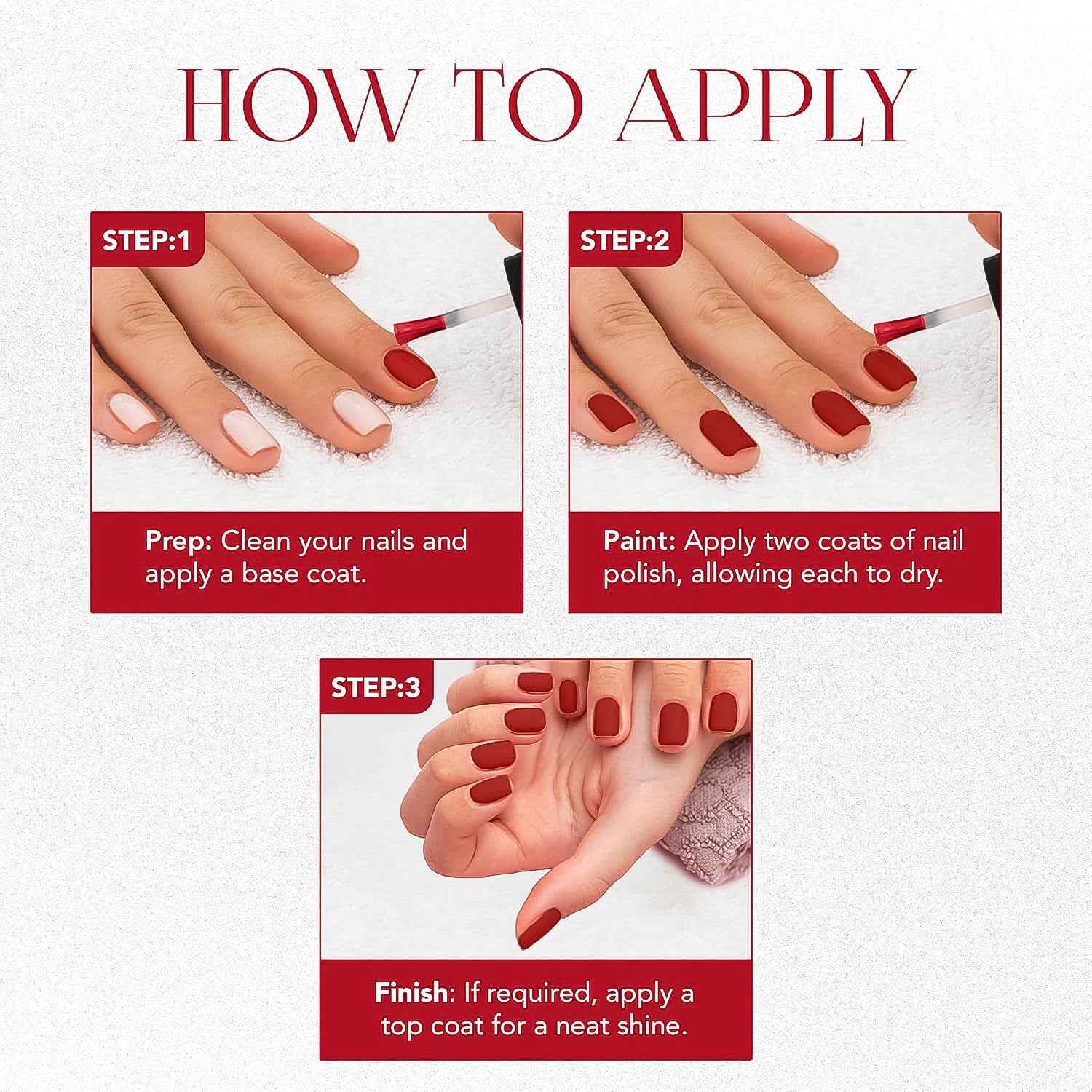Red Matte Nail Polish – Quick Dry & Long-Lasting Finish