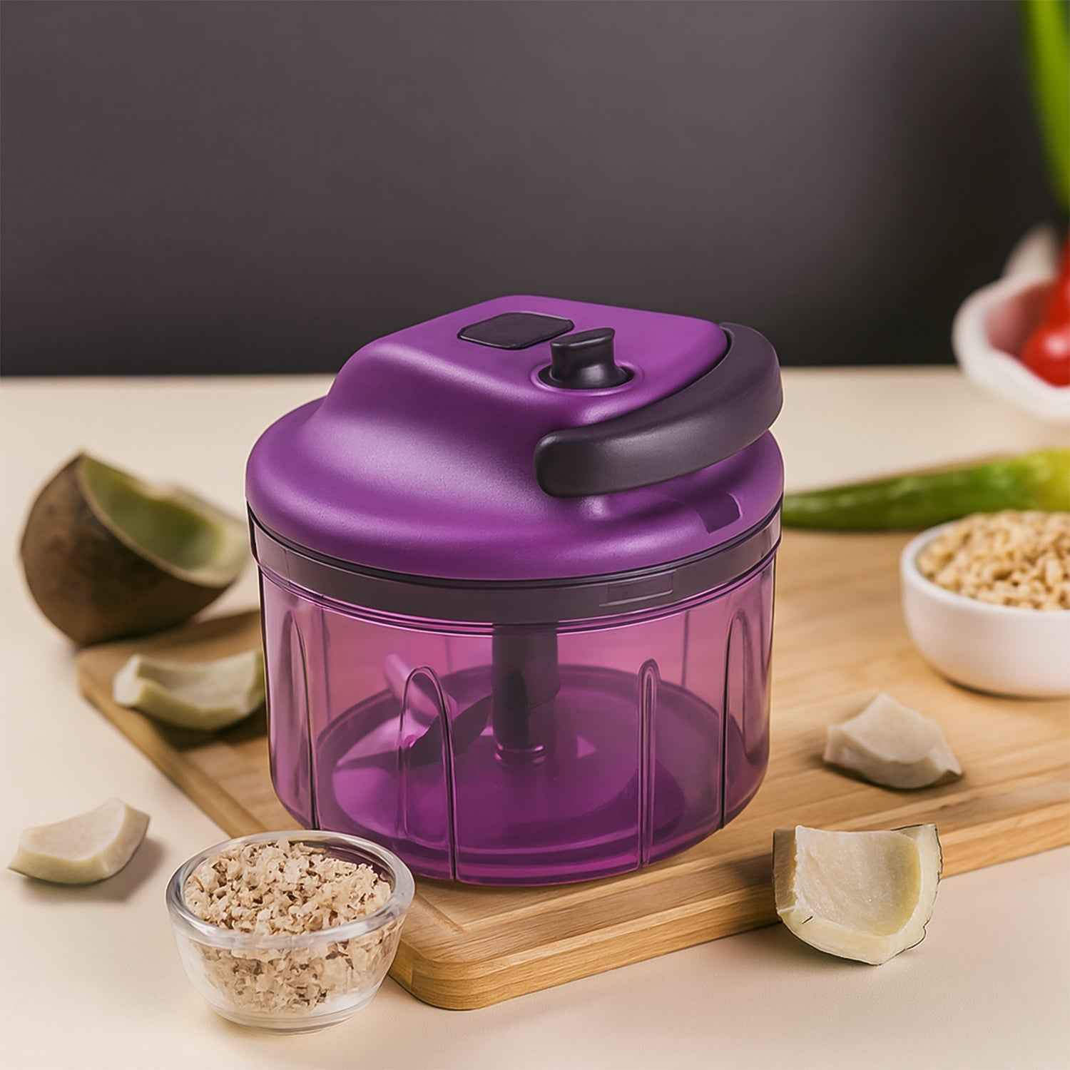Manual Vegetable Chopper – German Style 1000 ml Kitchen Tool