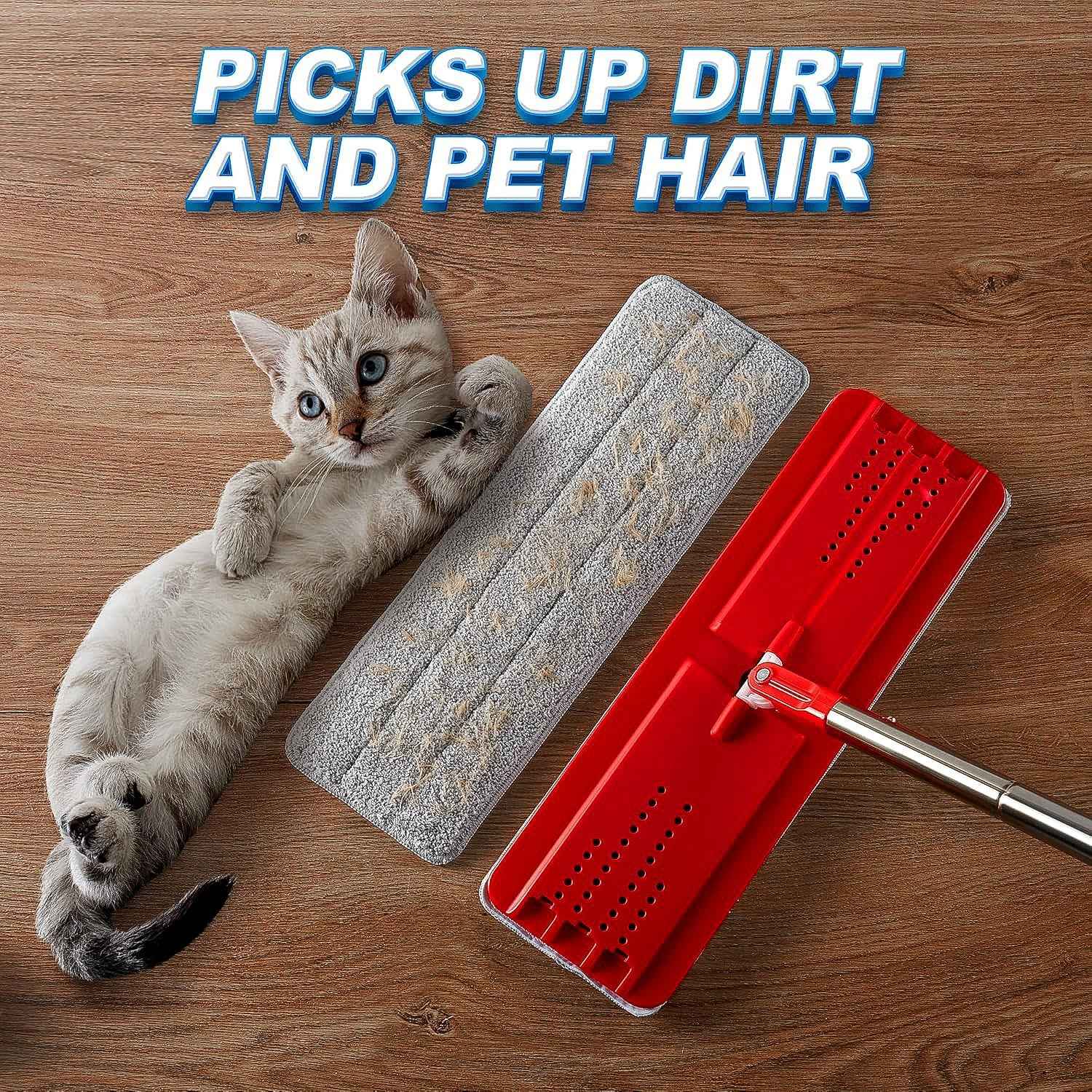 Microfiber Mop Pad Replacement – Reusable & Eco-Friendly Cleaning