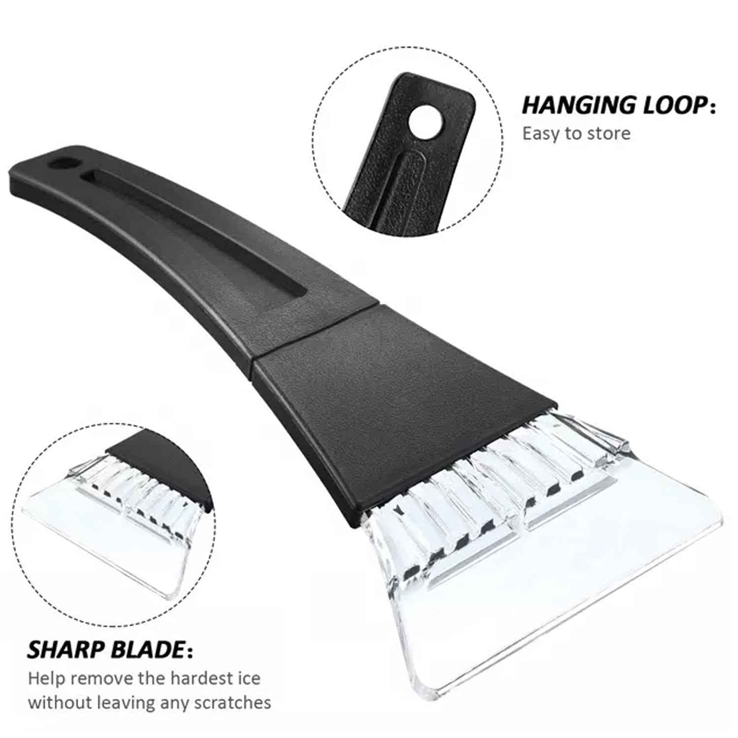 Car Ice Scraper – Durable Windshield Frost Remover | Velvet Wheels