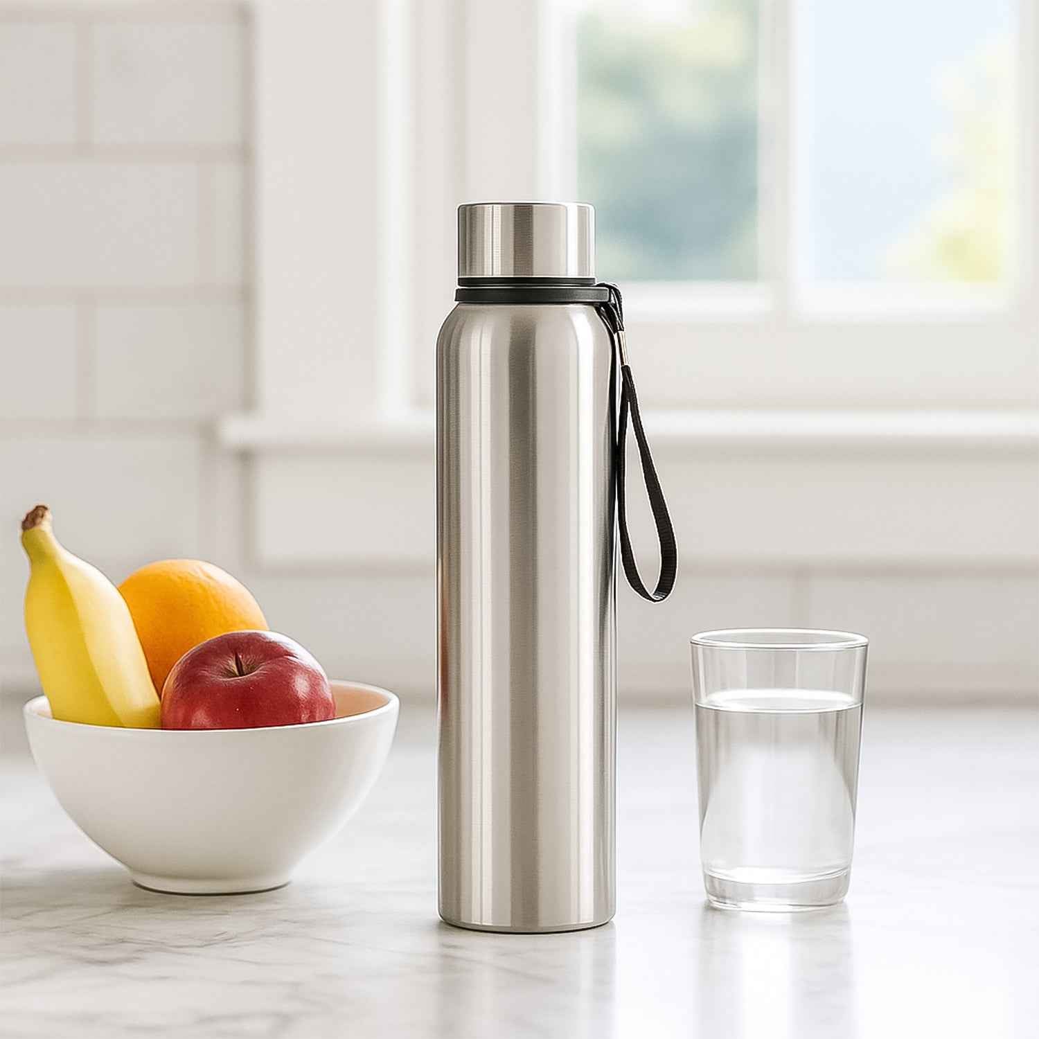 Stainless Steel Water Bottle 1000ml – Vacuum Insulated |