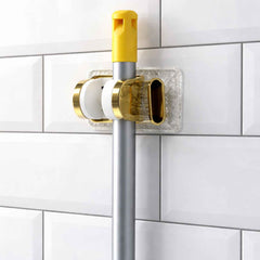 Broom & Mop Holder – Strong Grip Wall Mounted Organizer