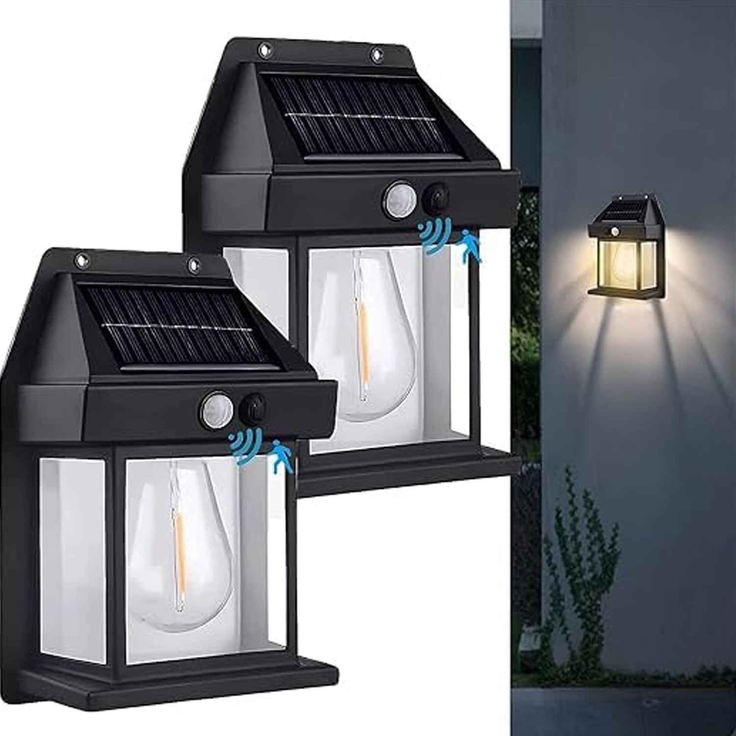 Solar Wall Lamp – Motion Sensor Outdoor Light | Garden Vera