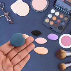 Mini Finger Makeup Powder Puff – Precise 8-Pcs Multicolor Set