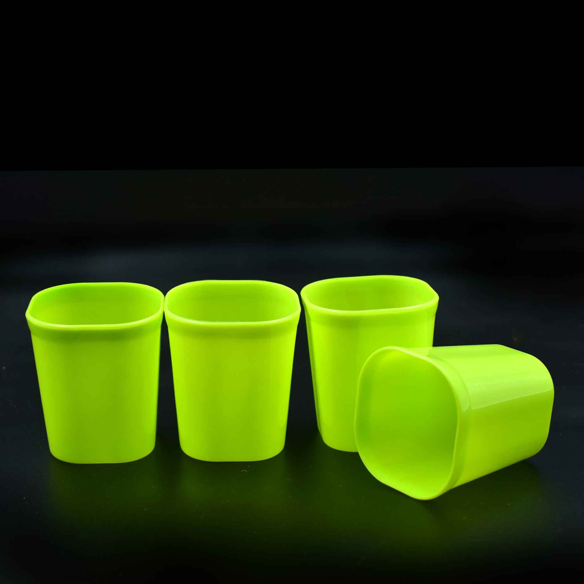 Unbreakable Plastic Drinking Glasses – Set of 4, Dishwasher Safe | Tidy Table