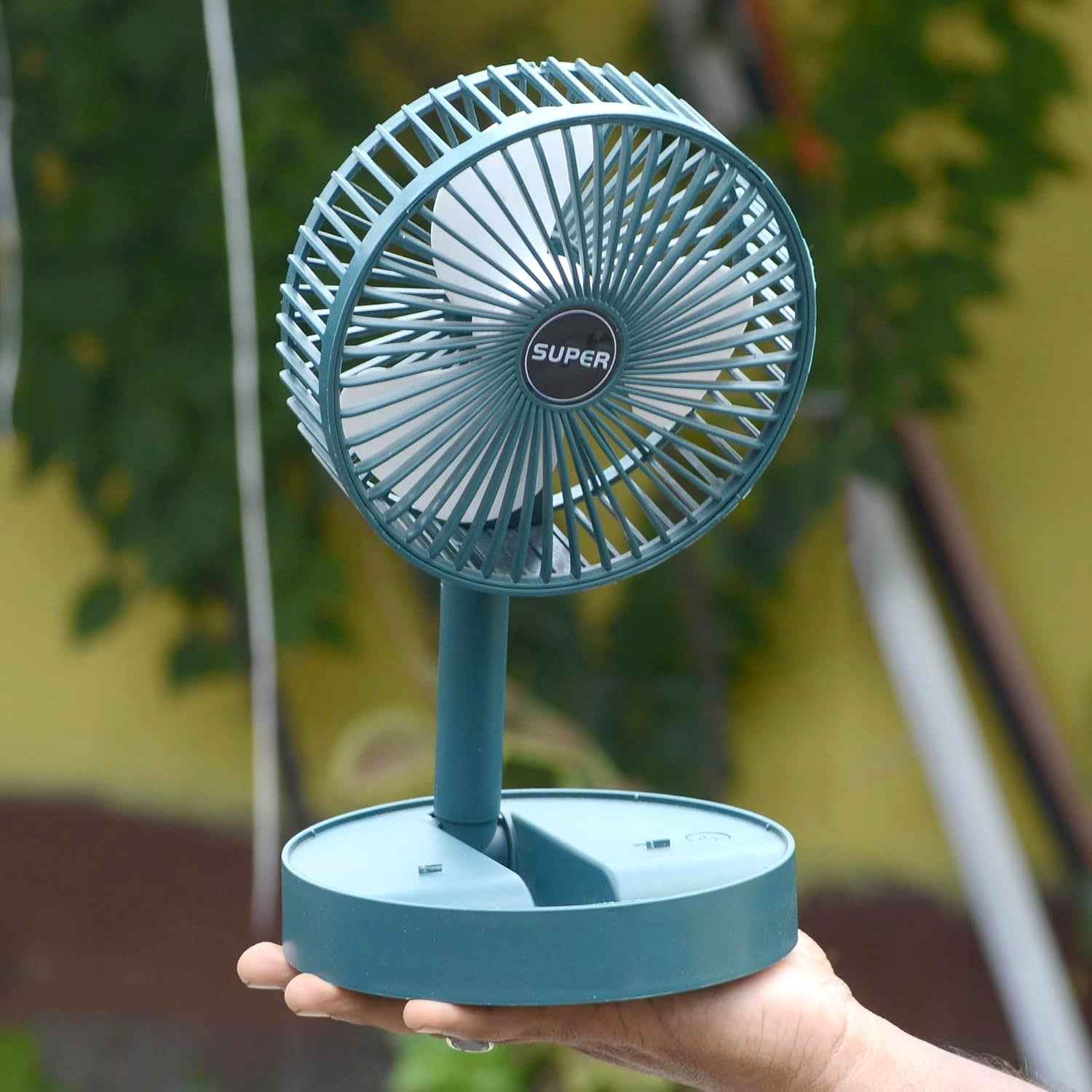 Portable Desktop Fan – Adjustable, Silent, Foldable | Velvet Wellness