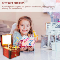 Ballerina Music Box – Hand Crank Piano & Storage |