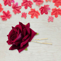 Flower Hair Pin – Vibrant Multicolor Floral Hair Accessories (4 Pcs Set)