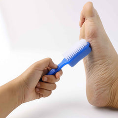 Foot Scrubber Brush with Pumice Stone – Dual-Action Exfoliation