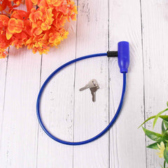 Steel Cable Helmet Lock – Heavy Duty Anti-Theft Safety Lock | Safora