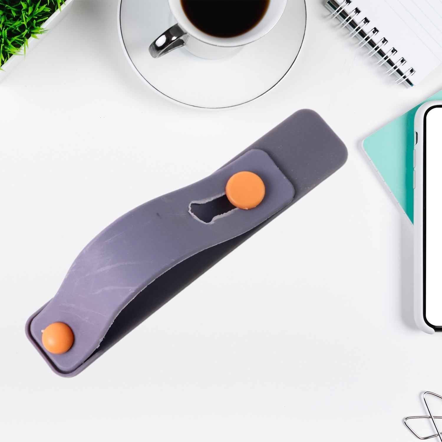 Silicone Phone Loop Finger Holder – Secure Grip & Multi-Use Kickstand