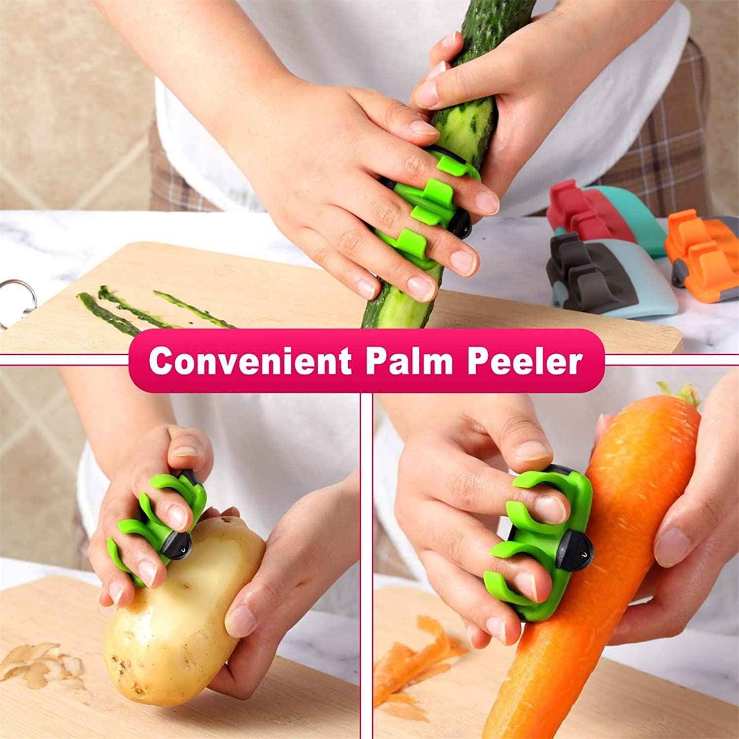 Palm Peeler – Effortless Fruit & Vegetable Peeling | XcelCraft