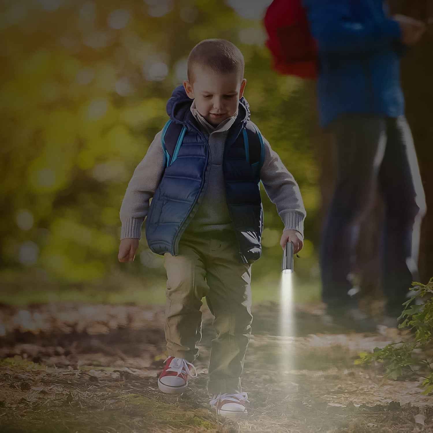 Mini Torch Portable – Super-Bright 3 LED Flashlight with Batteries