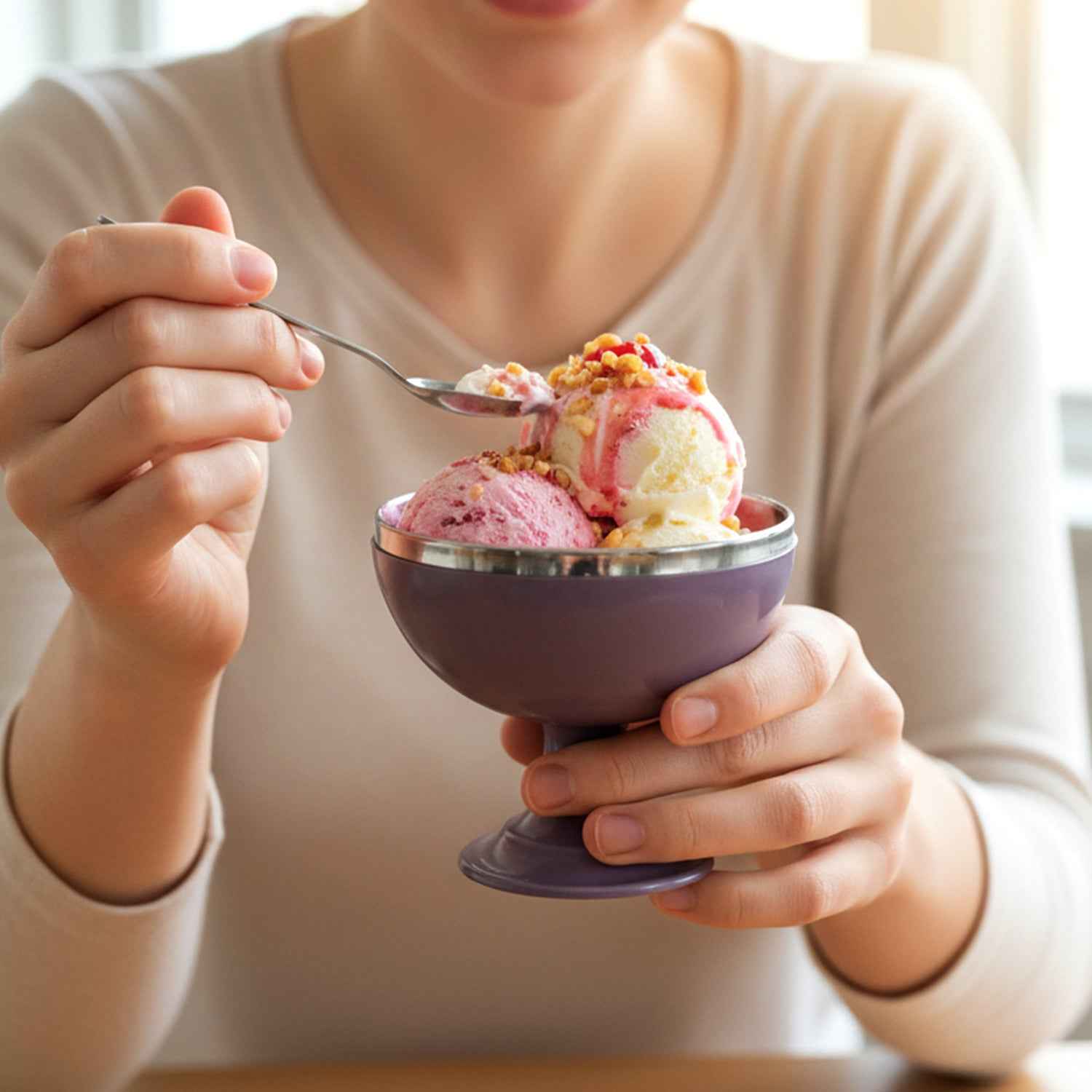 Stainless Steel Dessert Bowl Set – Elegant & Durable Serving Cups