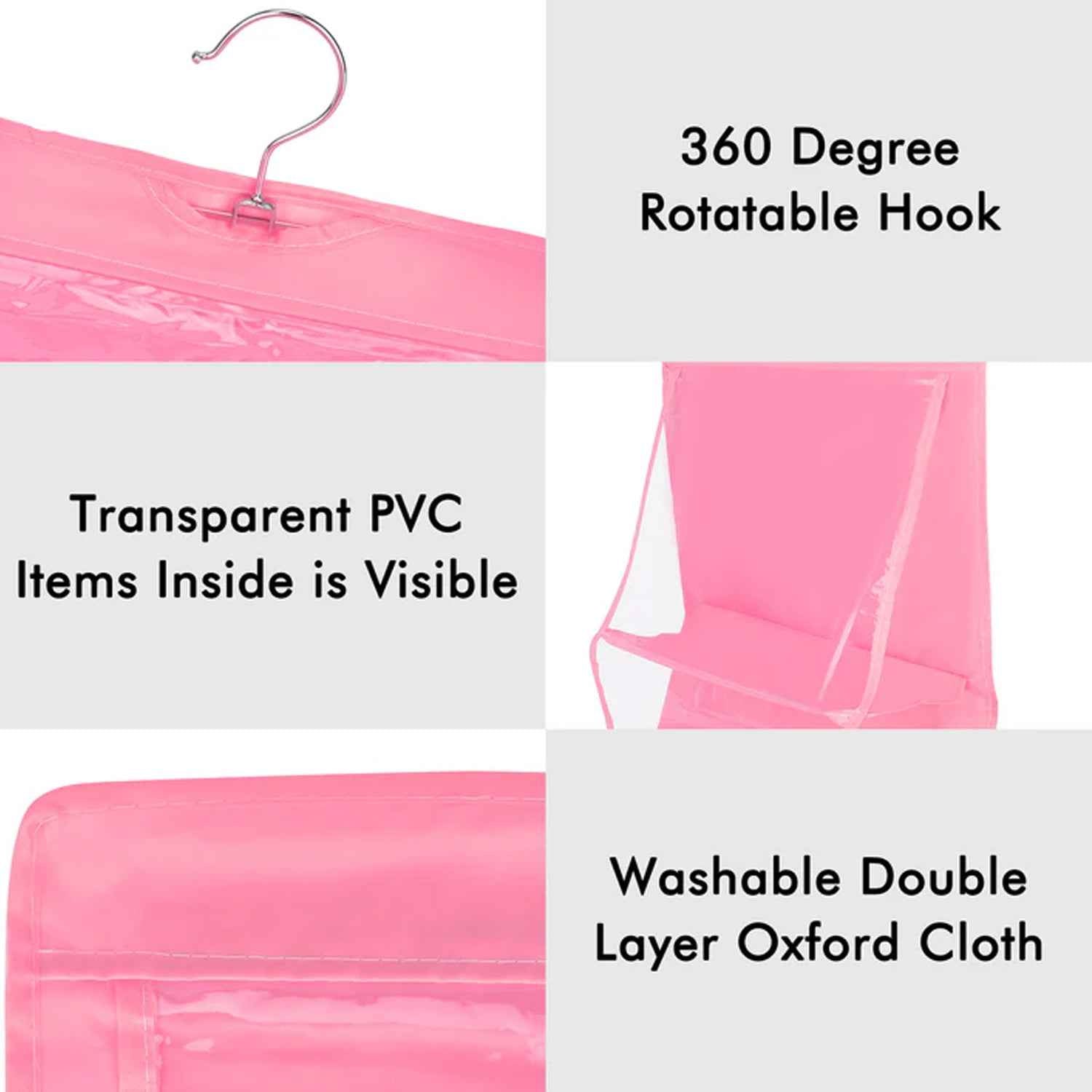 Hanging Purse Organizer – 6 Pockets Wardrobe Storage | Organivo