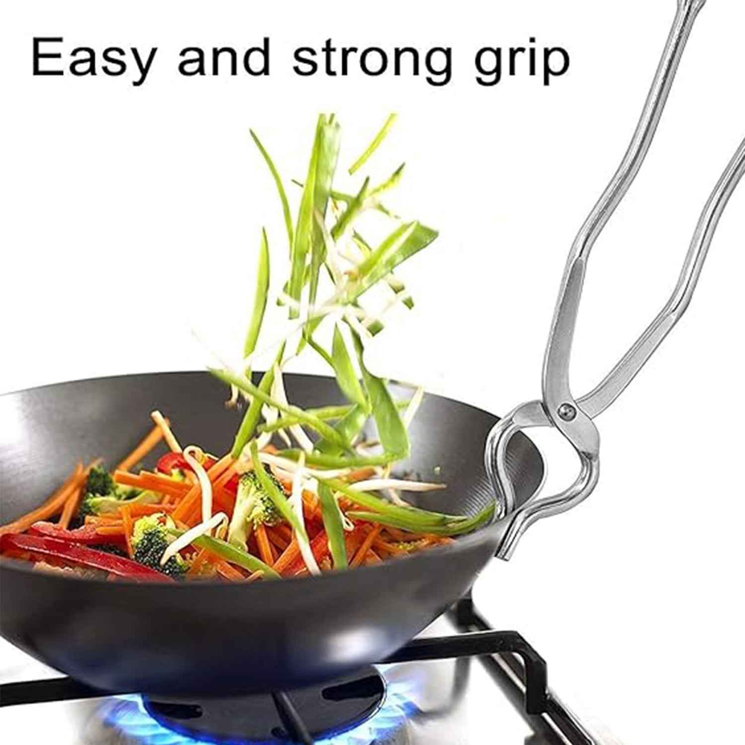 Stainless Steel Pakkad – Heavy-Duty Full Round Sansi with Strong Grip