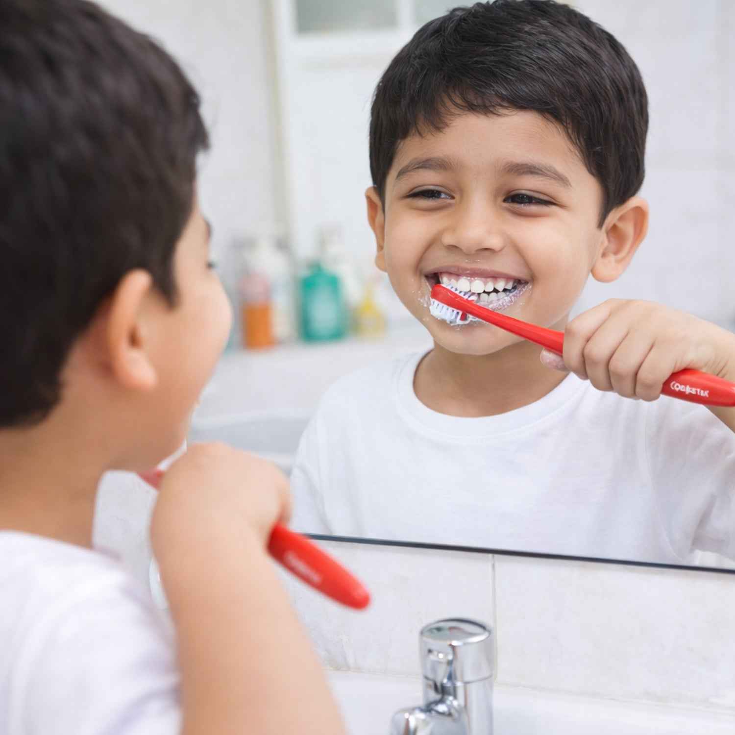 Kids Toothbrush – Soft Bristles with Gentle Ergonomic Grip