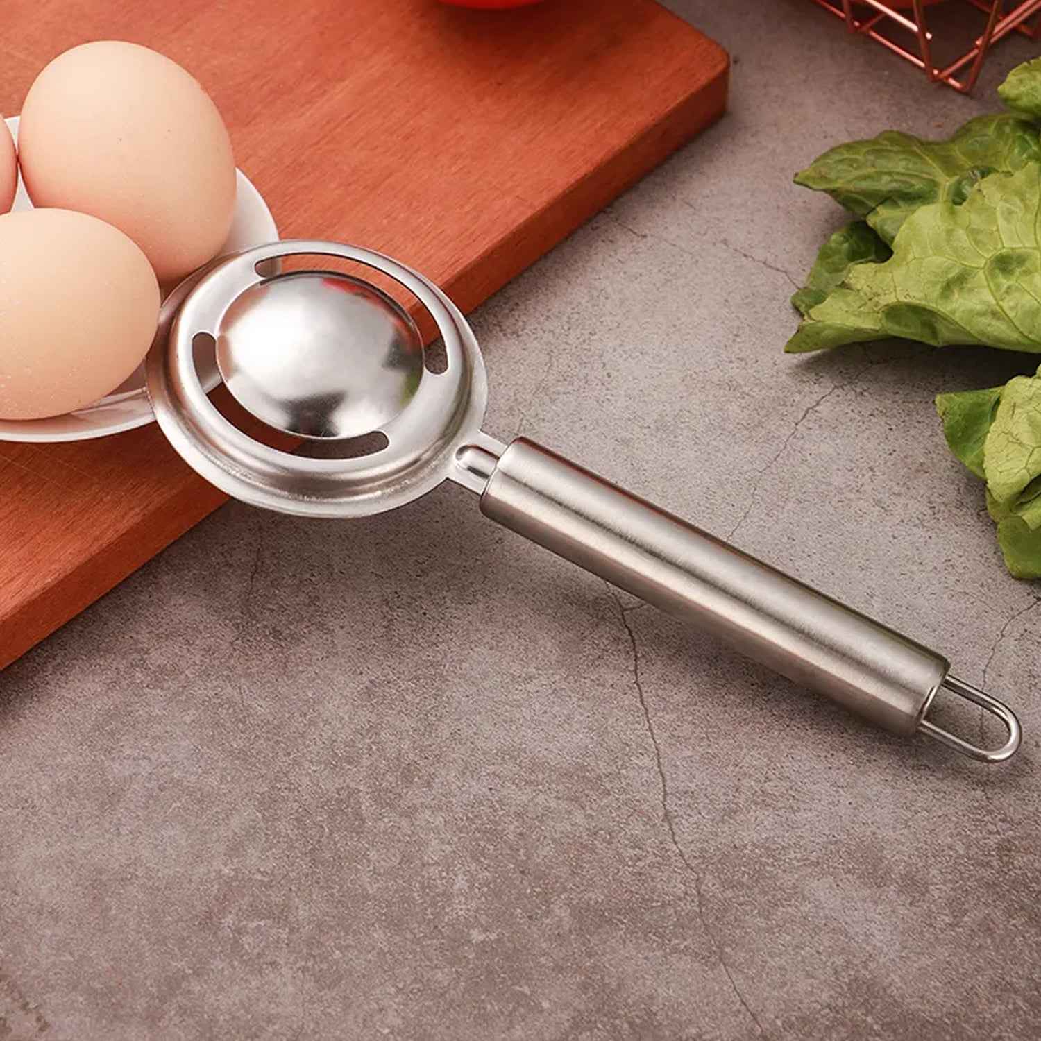 Egg Separator – Stainless Steel Yolk Filter | Vastate