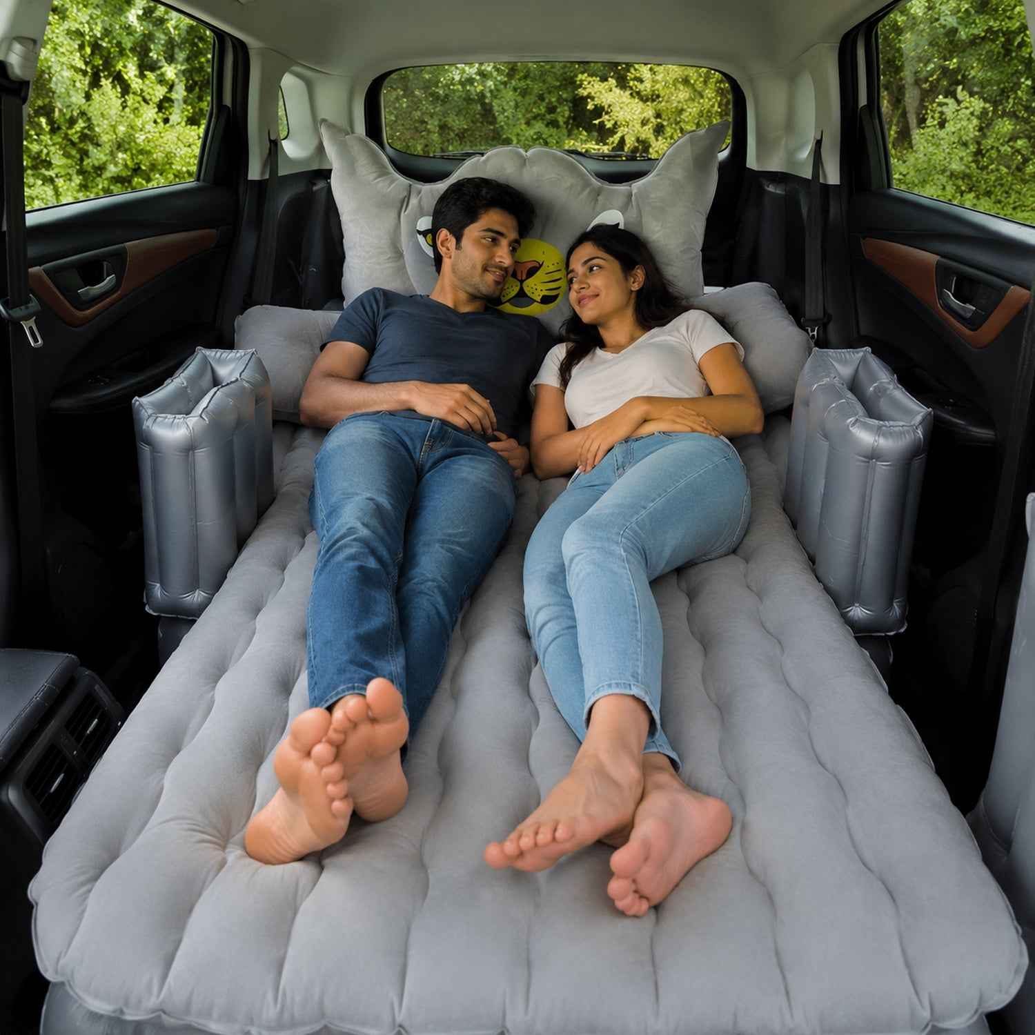 Car Air Mattress Bed Set Ð Portable, Quick-Inflate Travel Bed