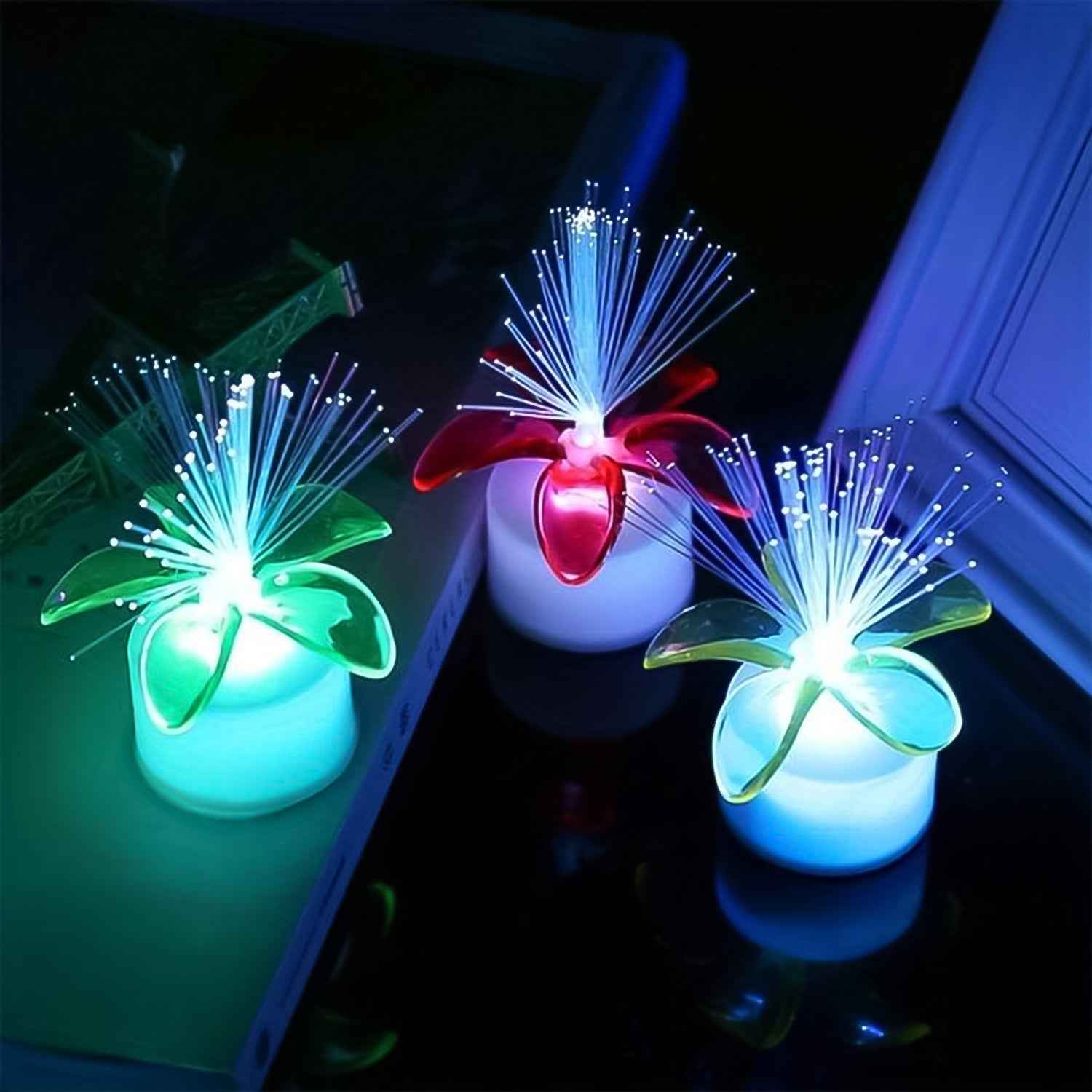 Fiber Optic LED Centerpiece – Color Changing Decor | Tidy Table
