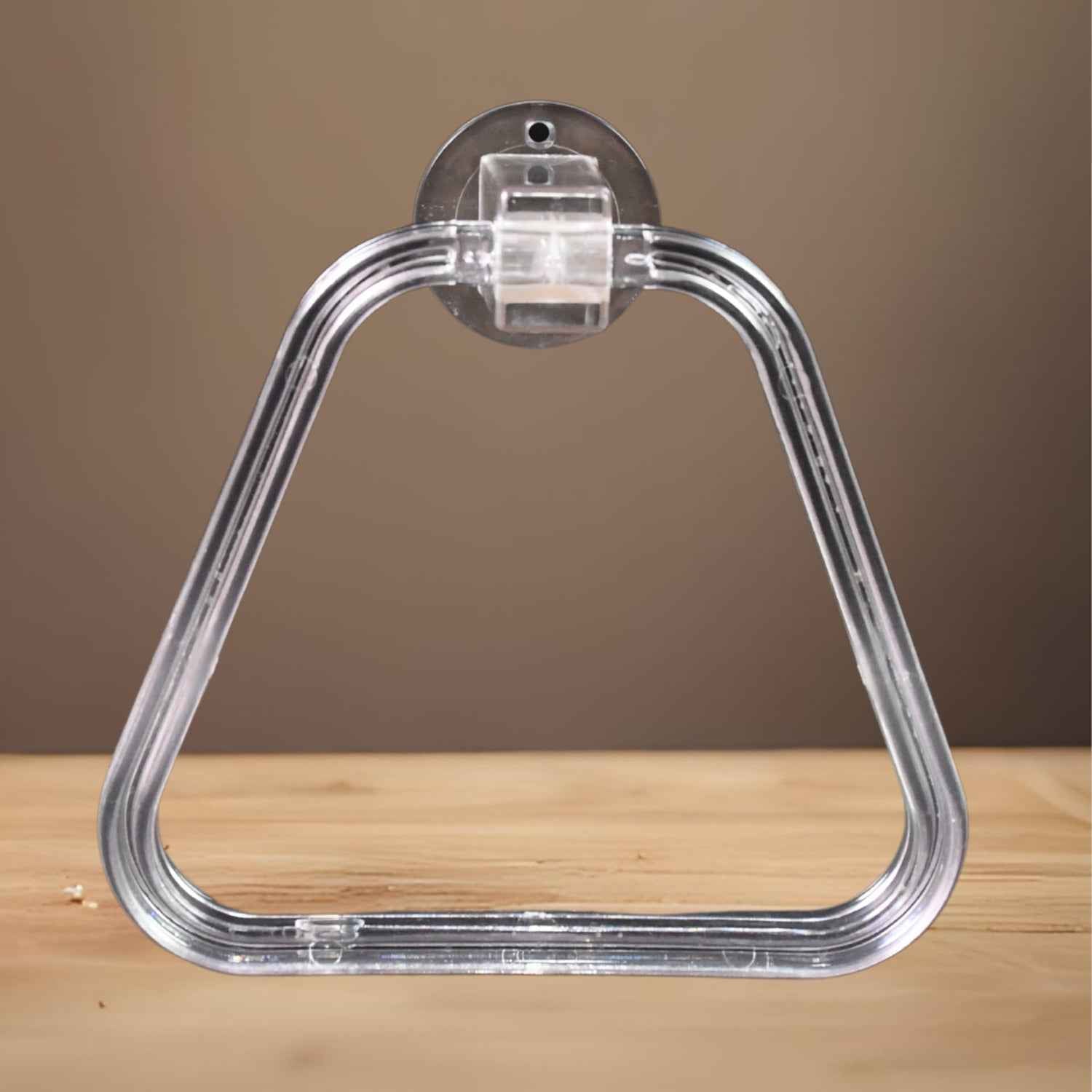 ABS Towel Ring Holder – Unbreakable Square Wall Mount | BathNova