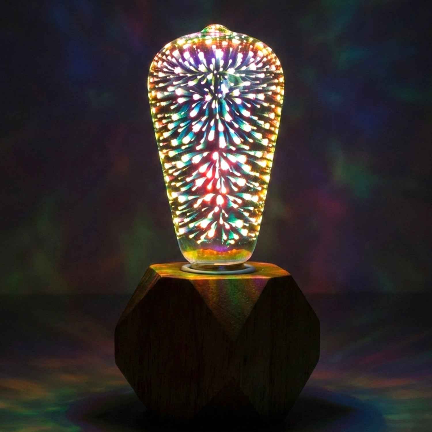 3D Firework LED Bulb – Sparkling Ambience for Home Decor
