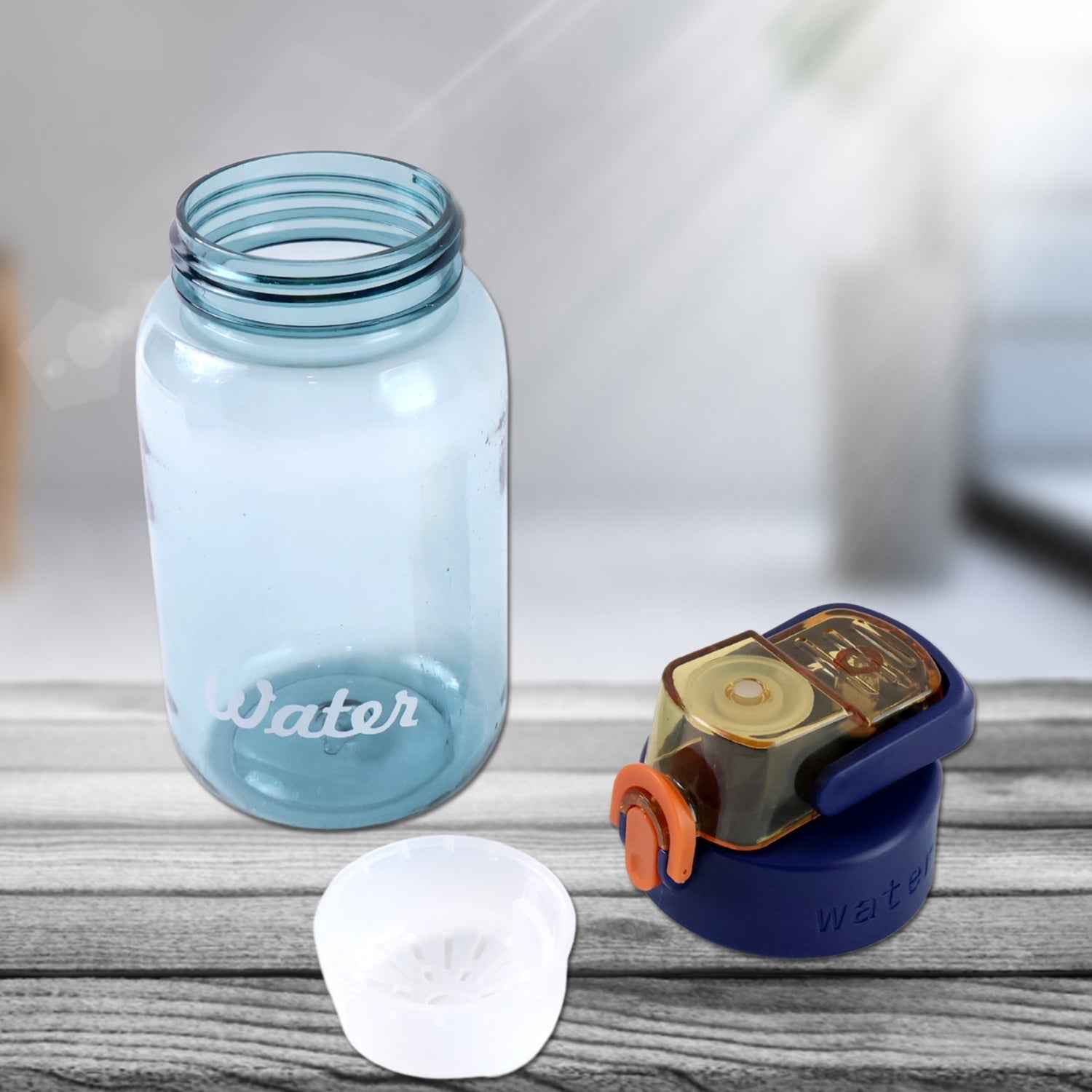 600ml Leak-Proof Plastic Water Bottle – Flip Cap with Safety Lock