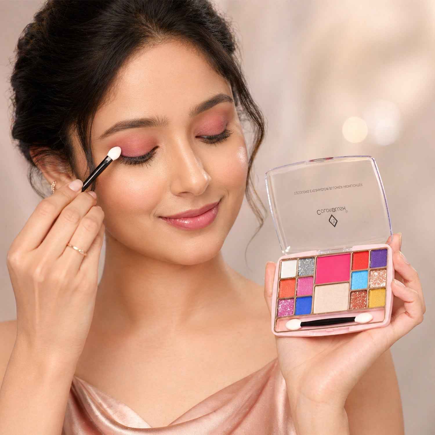 Multi-Color Eyeshadow Palette – Matte & Shimmer Eye Makeup Kit