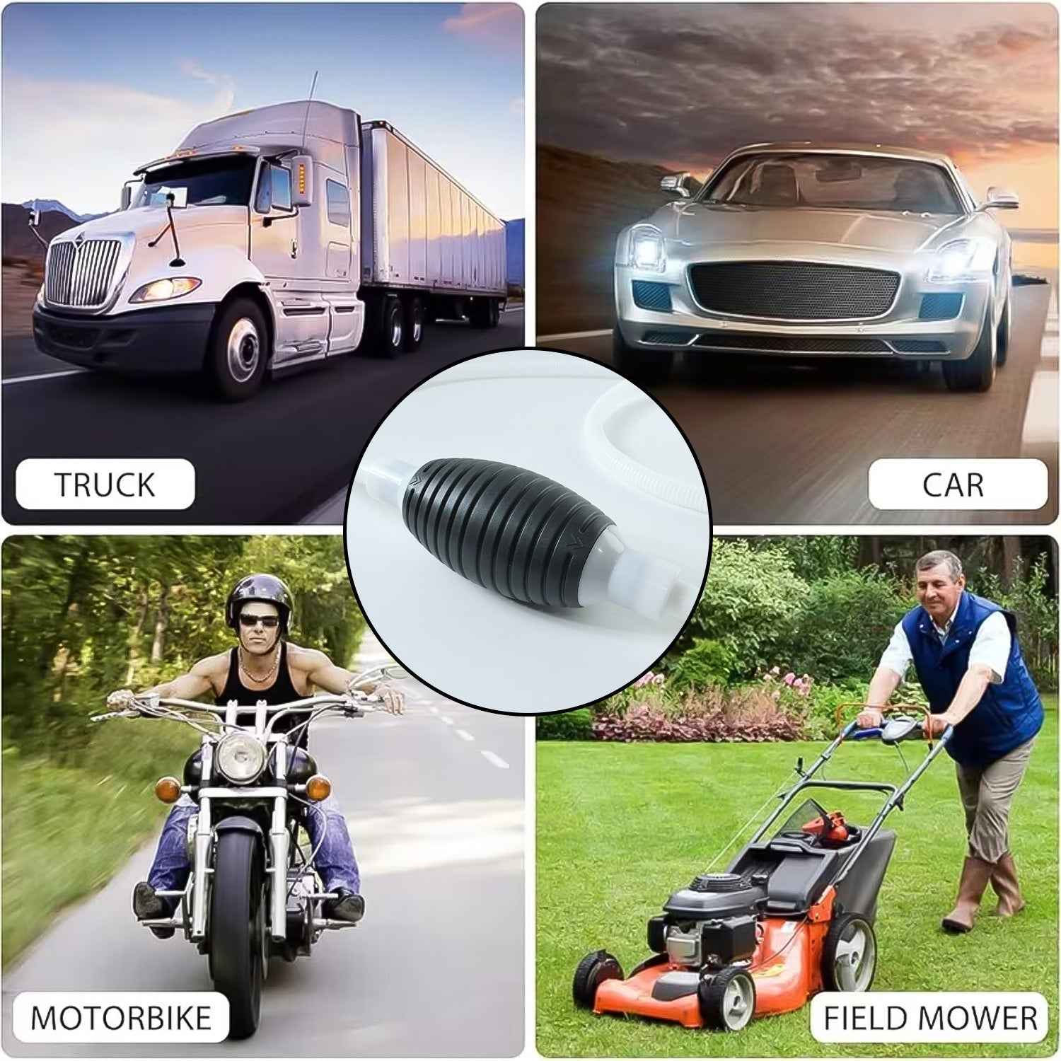 Manual Liquid Transfer Pump – Portable, Spill-Free Fuel & Water Pump