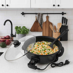 Electric Multi-Purpose Cooker – 1500W Powerful Non-Stick Pan