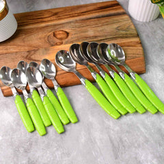 Stainless Steel Cutlery Set – Elegant 24-Piece with Holder