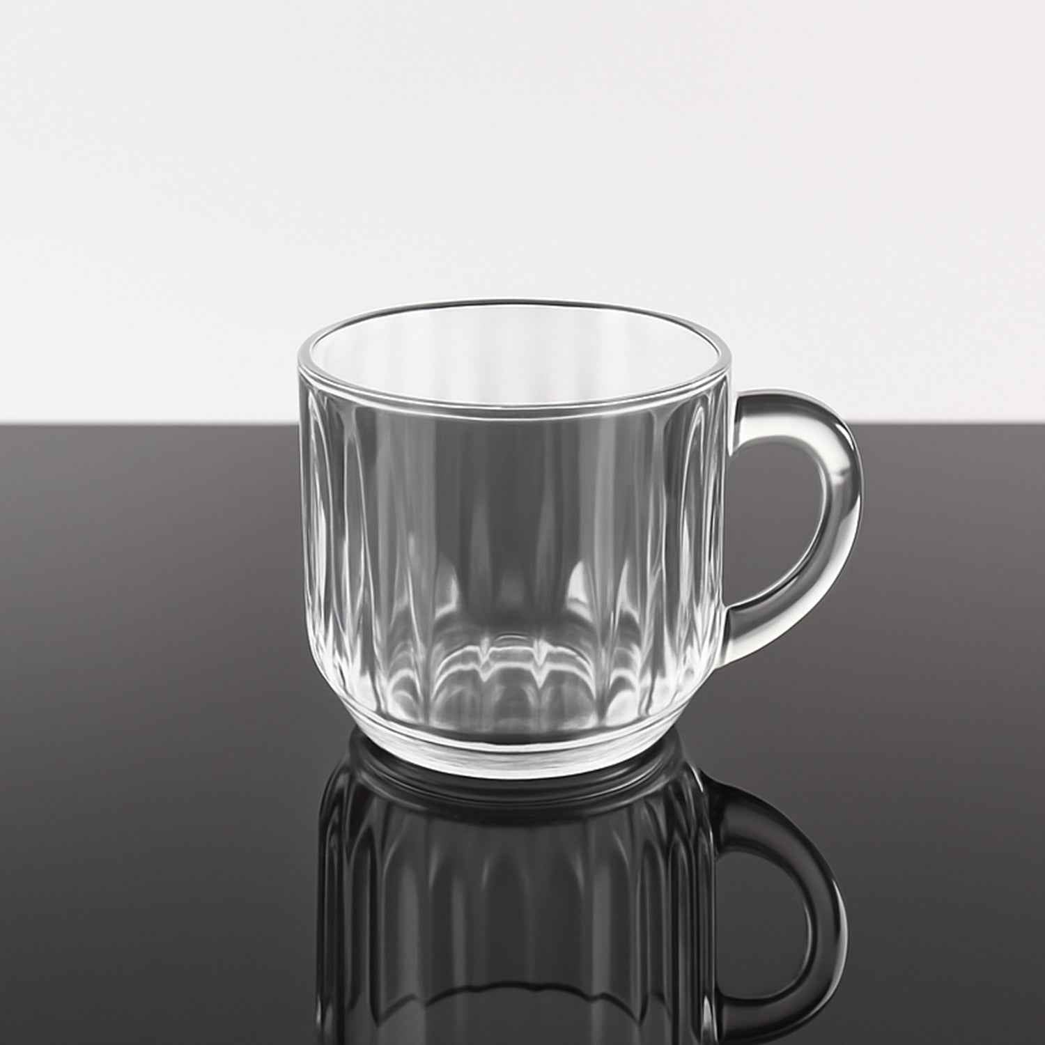 Transparent Plastic Tea Cups Set of 6 – Unbreakable & Lightweight