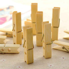 Wooden Clothespins – Heavy-Duty Laundry & Craft Clips | BathNova
