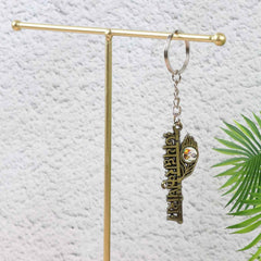 Jai Dwarkadhish Metal Keychain – Durable Spiritual Key Ring