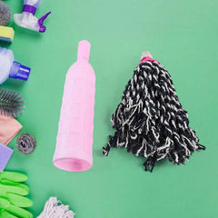 Floor Cleaning Mop Refill – Durable Bottle Grip & Absorbent Cotton Head
