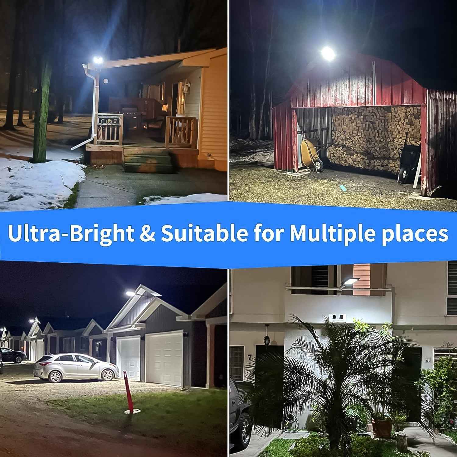 Solar LED Street Light – High-Powered Motion Sensor & Remote Control