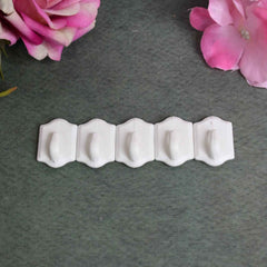 Adhesive Wall Hooks – Strong Drill-Free Set of 10 | GlimmerHome