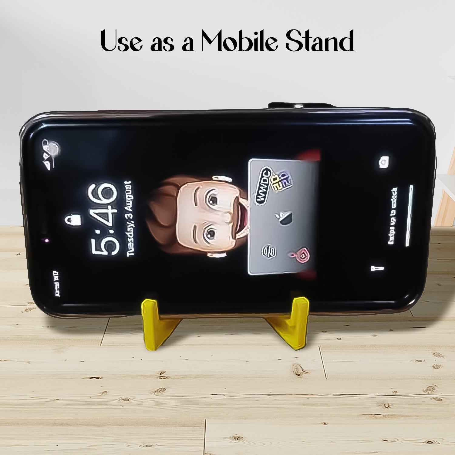 Keychain Mobile Stand – 2-in-1 Phone Holder | PHOBIA