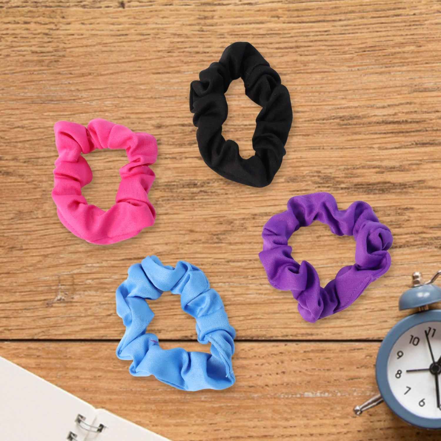 Hair Scrunchies Set – Soft, No-Pull & Crease-Free Bands
