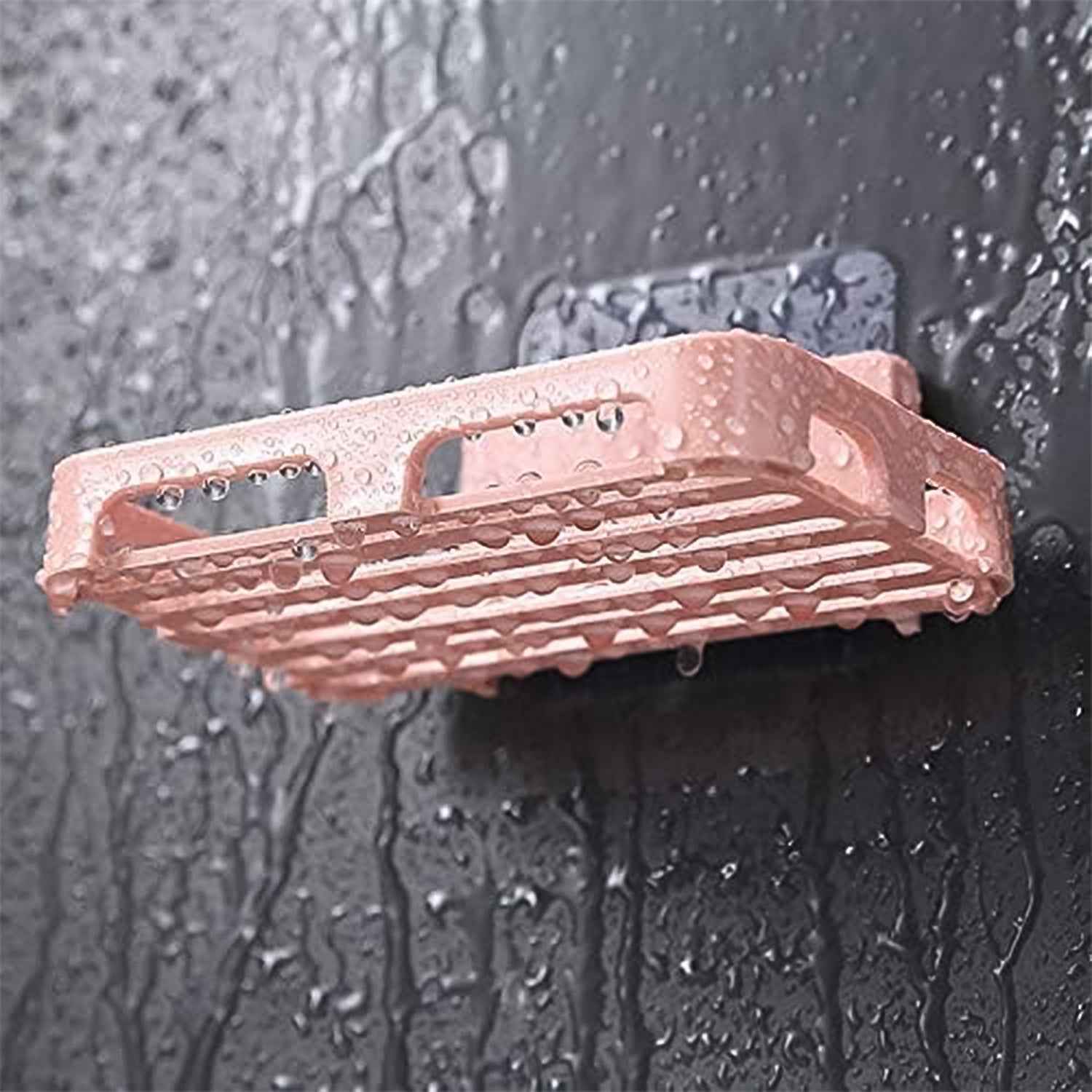 Self Adhesive Soap Dish Holder – Durable Wall Mounted Tray
