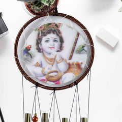 Krishna Dream Catcher Wind Chime – Spiritual Melody Decor