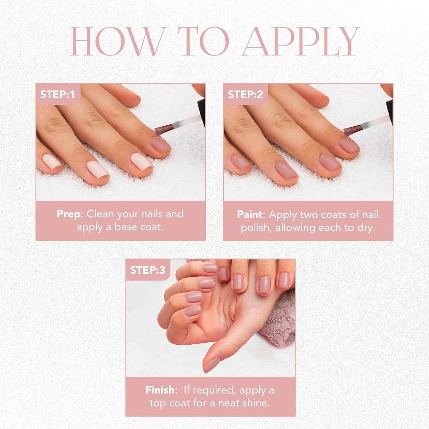 Gel Nail Polish – Pastel Peach Long-Lasting & Quick Dry Finish