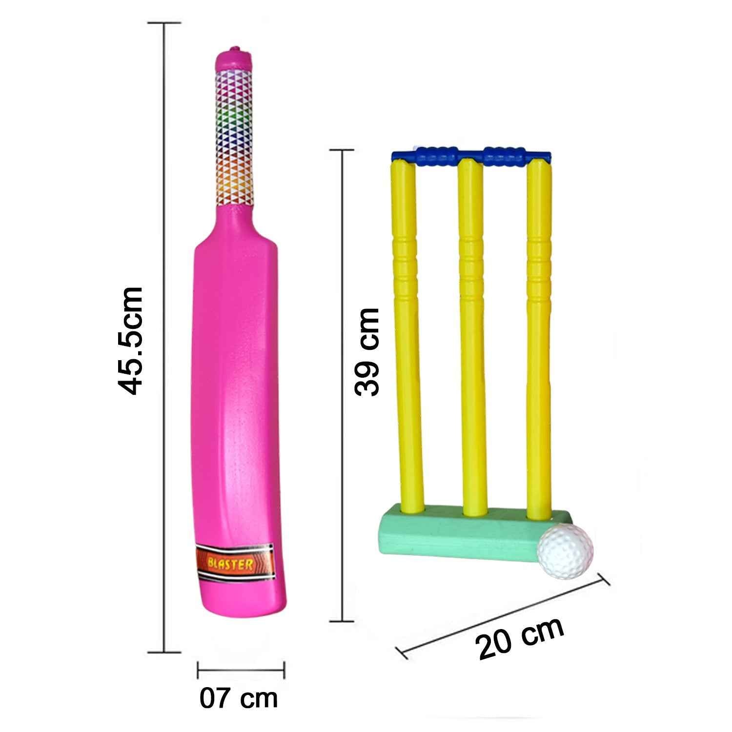 Kids Cricket Bat Set – Plastic Fun for Boys & Girls |