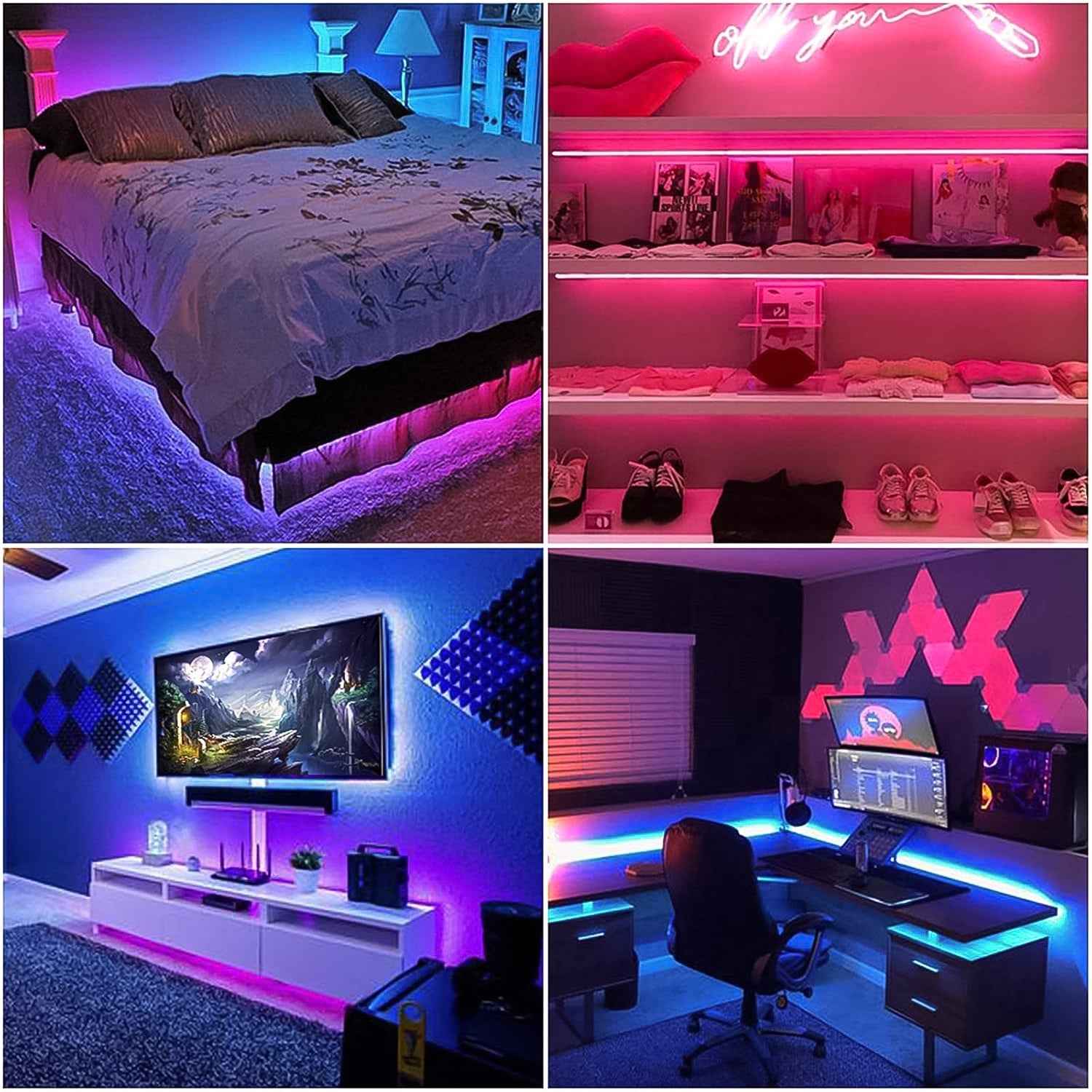 RGB LED Strip Lights – 3M Multi-Colour USB with Remote | Indo Glow