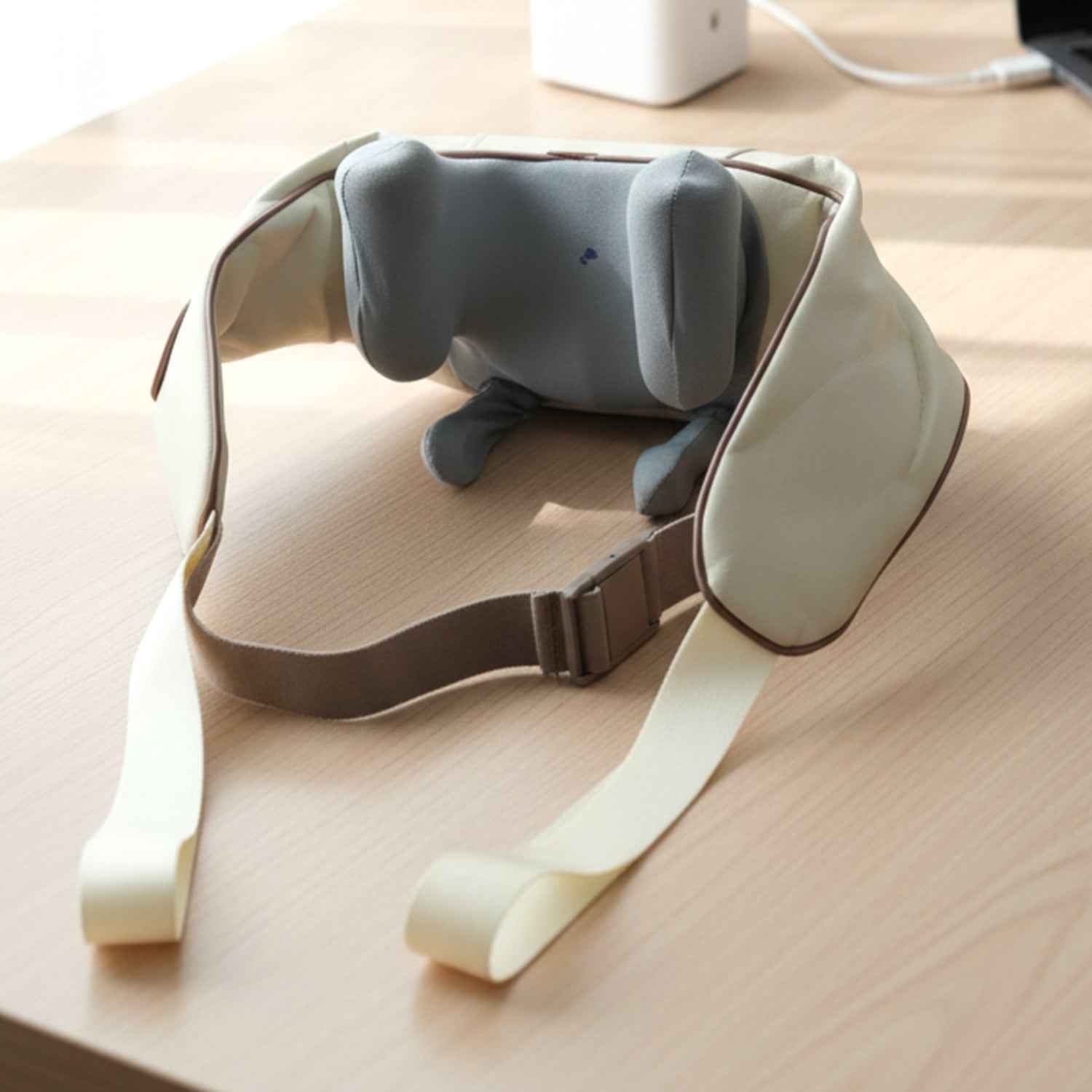Neck & Shoulder Massager Belt – Extra-Wide Ergonomic Cushion