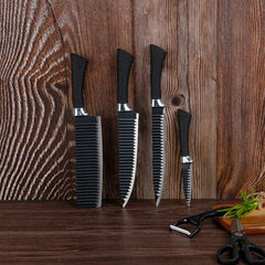 Stainless Steel Knife Set – 6-Piece Kitchen Tools | Quickslice