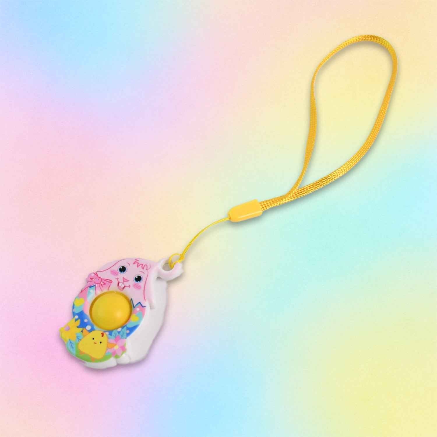 Chick-Shaped Push Pop Fidget Toy – Portable Stress Relief