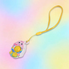Chick-Shaped Push Pop Fidget Toy – Portable Stress Relief