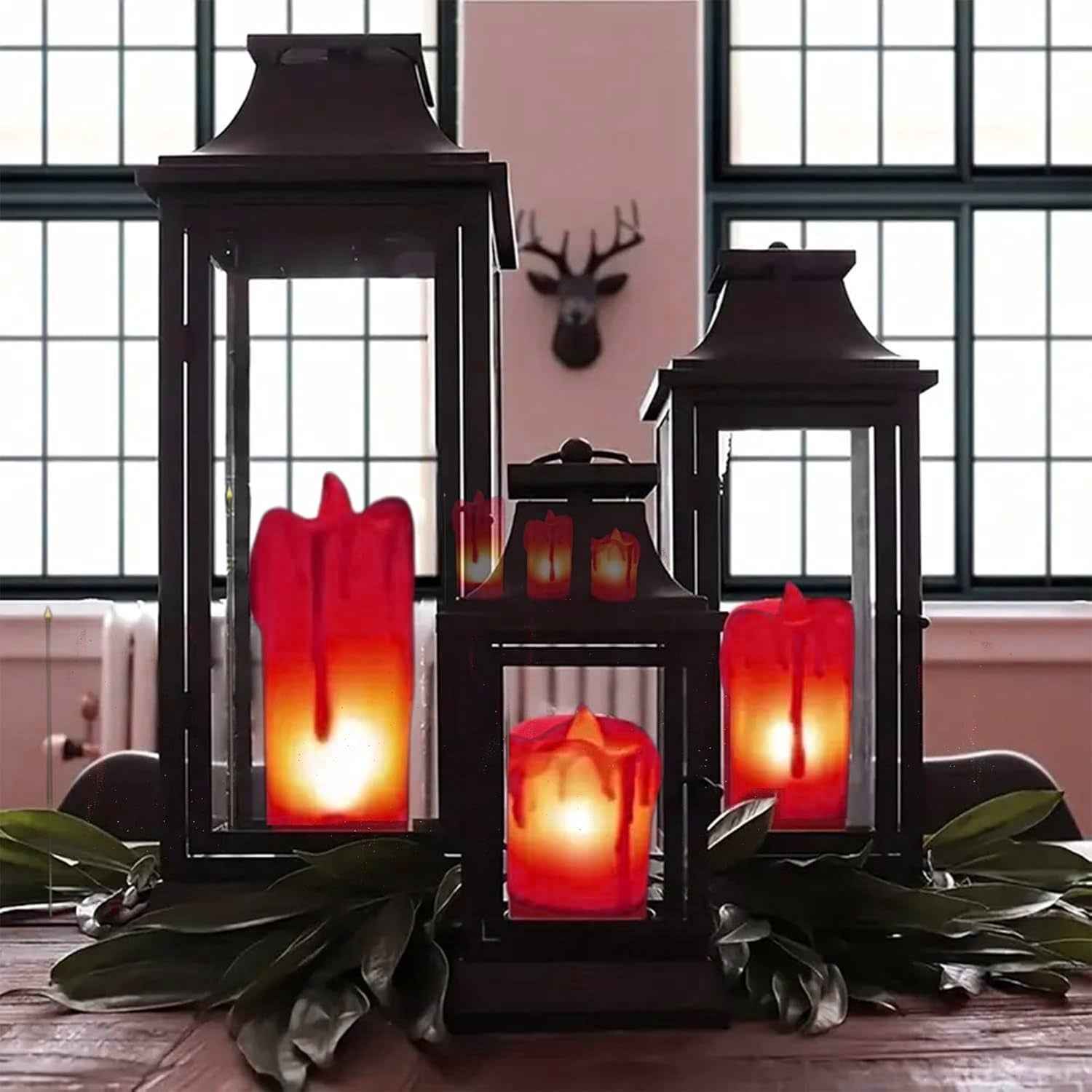 Flameless LED Candles – Realistic Melted Design Decor | Indo Glow