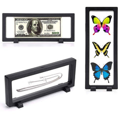 Jewellery Display Box – Transparent Floating Magnetic Frame 23x9 cm